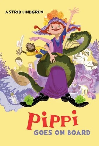Book cover: Pippi Goes on Board by Astrid Lindgren