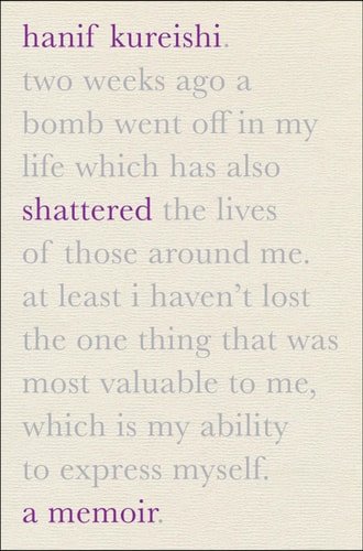 Book cover: Shattered: A Memoir by Hanif Kureishi