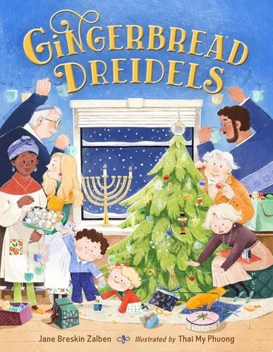 Book cover: Gingerbread Dreidels by Jane Breskin Zalben