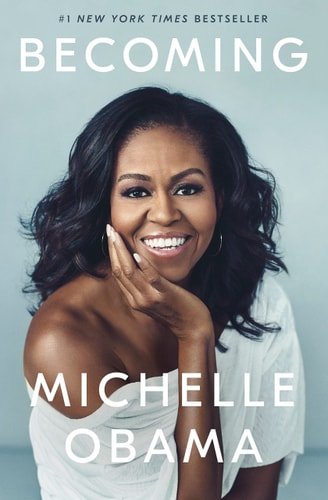 Book cover: Becoming by Michelle Obama