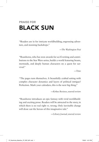 Book cover: Black Sun (Between Earth and Sky) by Rebecca Roanhorse