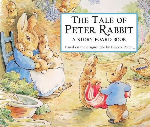 Book cover: The Tale of Peter Rabbit Story Board Book by Beatrix Potter