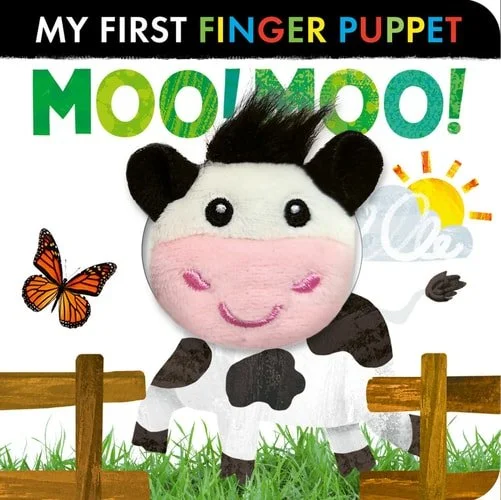 Book cover: My First Finger Puppet: Moo! Moo! by Tiger Tales