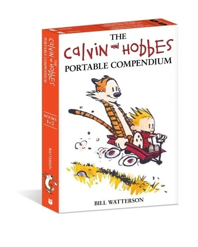 Book cover: The Calvin and Hobbes Portable Compendium Set 1 (Volume 1) by Bill Watterson