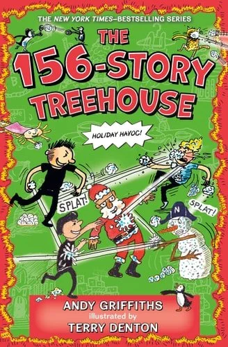 Book cover: The 156-Story Treehouse: Holiday Havoc! (The Treehouse Books, 12) by Andy Griffiths
