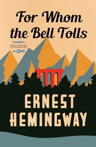 Book cover: For Whom the Bell Tolls by Ernest Hemingway