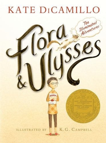 Book cover: Flora and Ulysses: The Illuminated Adventures by Kate DiCamillo