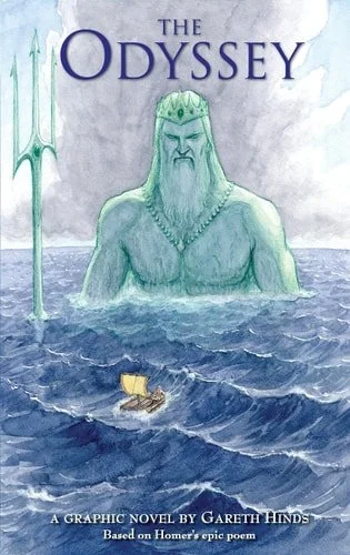 Book cover: The Odyssey by Homer; Gareth Hinds; Gillian Cross; Seymour Chwast
