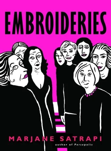 Book cover: Embroideries by Marjane Satrapi