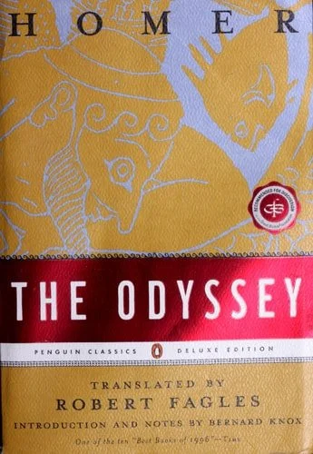 Book cover: The Odyssey by Homer; Gareth Hinds; Gillian Cross; Seymour Chwast