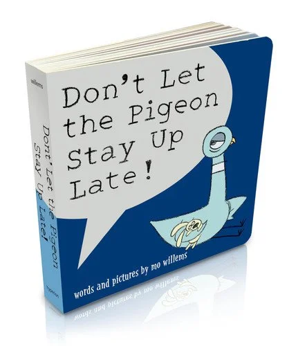 Book cover: Don't Let the Pigeon Stay Up Late! (Board Book) by Mo Willems