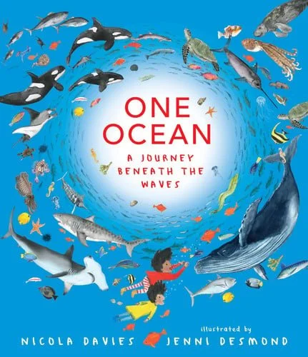 Book cover: One Ocean: a Journey Beneath the Waves by Nicola Davies