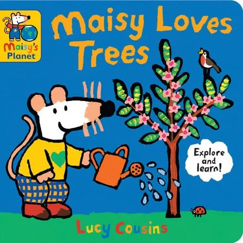 Book cover: Maisy Loves Trees A Maisy's Planet Book by Lucy Cousins