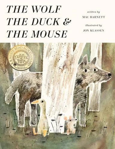 Book cover: The Wolf, the Duck, and the Mouse by Mac Barnett