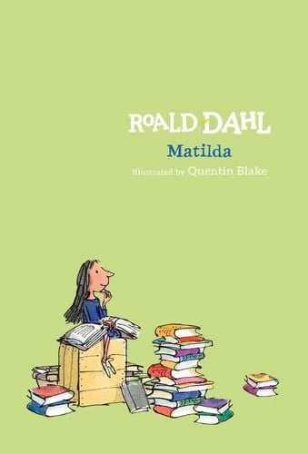 Book cover: Matilda by Roald Dahl; Mary Shelley