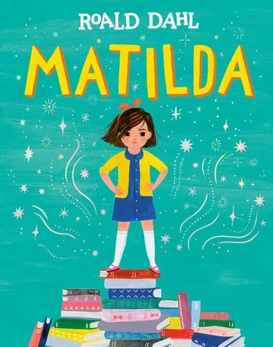 Book cover: Matilda by Roald Dahl; Mary Shelley