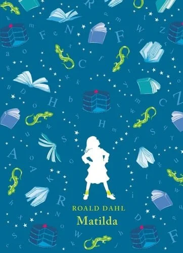 Book cover: Matilda by Roald Dahl; Mary Shelley