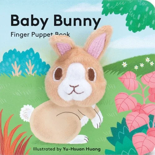 Book cover: Baby Bunny: Finger Puppet Book: (Finger Puppet Book for Toddlers and Babies, Baby Books for First Year, Animal Finger Puppets) (Baby Animal Finger Puppets, 5) by Chronicle Books