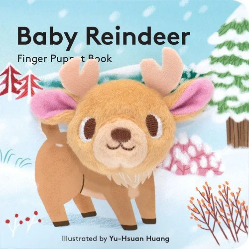 Book cover: Baby Reindeer: Finger Puppet Book: (Finger Puppet Book for Toddlers and Babies, Baby Books for First Year, Animal Finger Puppets) (Baby Animal Finger Puppets, 4) by Chronicle Books