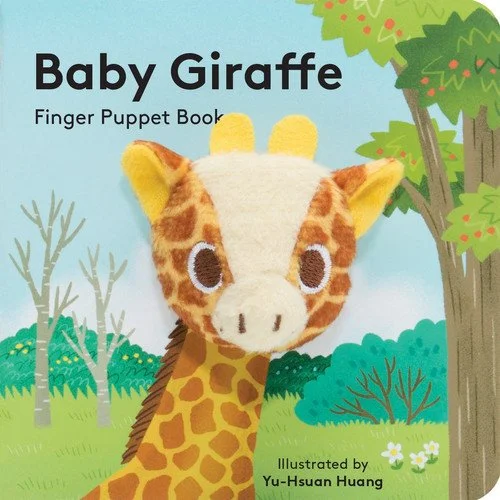 Book cover: Baby Giraffe: Finger Puppet Book: (Finger Puppet Book for Toddlers and Babies, Baby Books for First Year, Animal Finger Puppets) (Baby Animal Finger Puppets, 7) by Chronicle Books