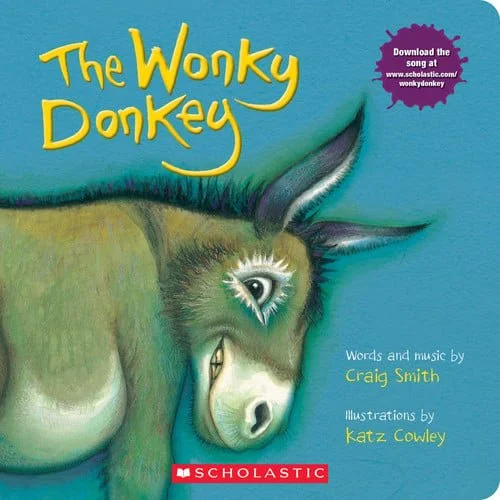 Book cover: The Wonky Donkey (Board Book) by Craig Smith