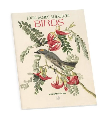 Book cover: John James Audubon Birds Coloring Book by Pomegranate Communications Inc.