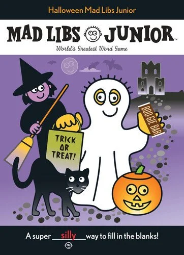Book cover: Halloween Mad Libs Junior: World's Greatest Word Game by Roger Price; Leonard Stern