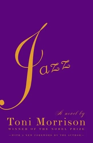 Book cover: Jazz by Toni Morrison; Gary Giddins; Scott DeVeaux; Walter Dean Myers; Herman Leonard