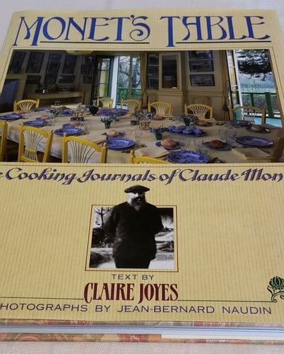 Book cover: Monet's table: the cooking journals of Claude Monet by Joyes, Claire