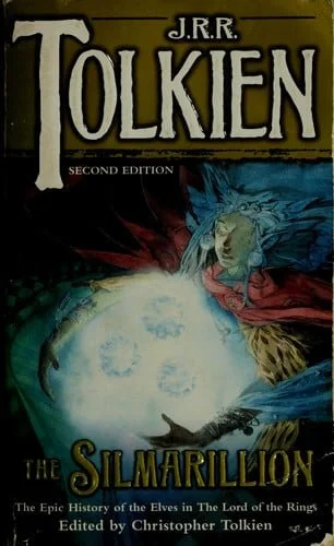 Book cover: The Silmarillion: The legendary precursor to The Lord of the Rings by J.R.R. Tolkien