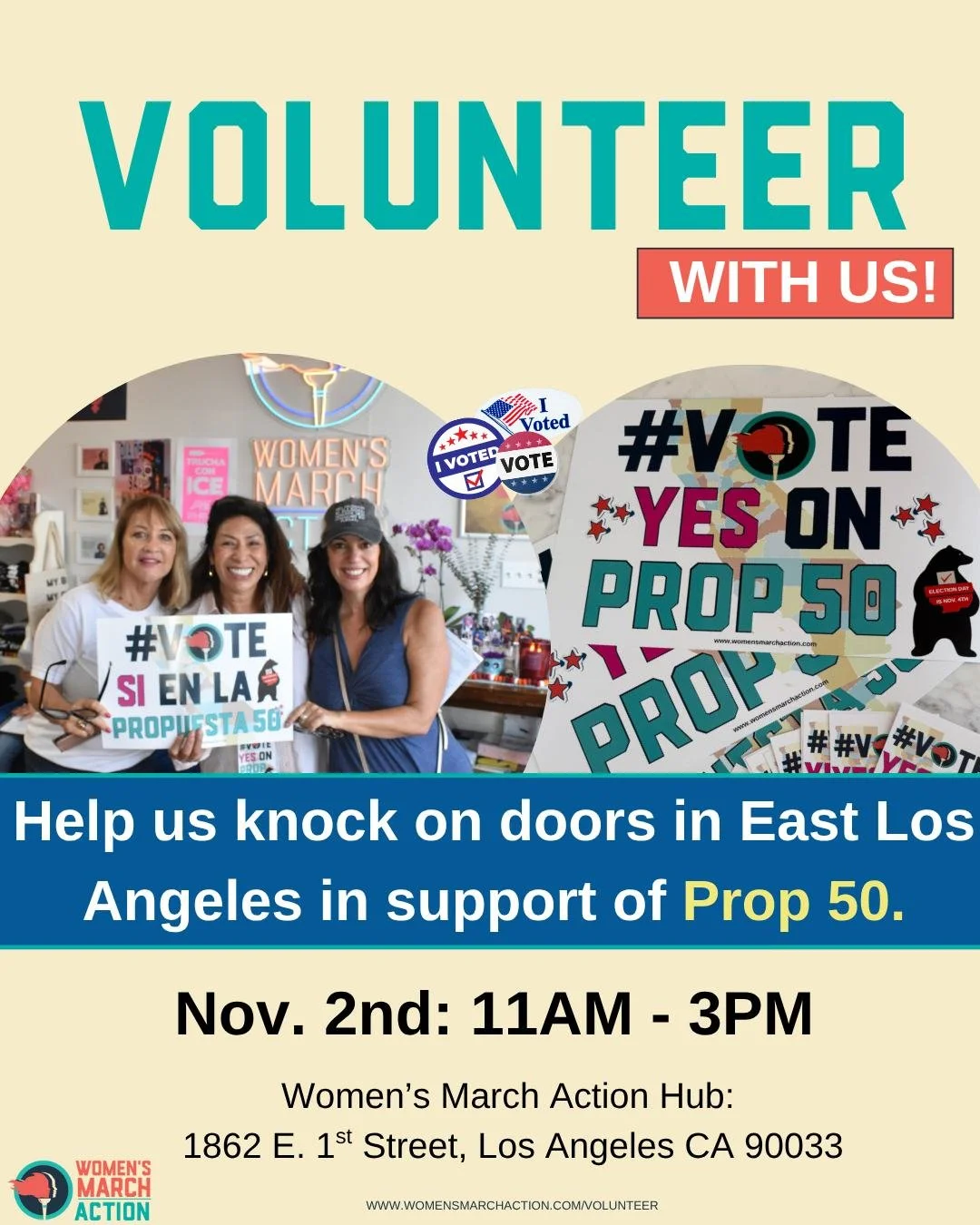 🚨 Just 7 days until Election Day! 🚨

We&rsquo;re in the final stretch &mdash; and we need you! 

Join us this Sunday for our last canvassing in East Los Angeles to knock on doors or make calls &mdash; every conversation counts, every action matters