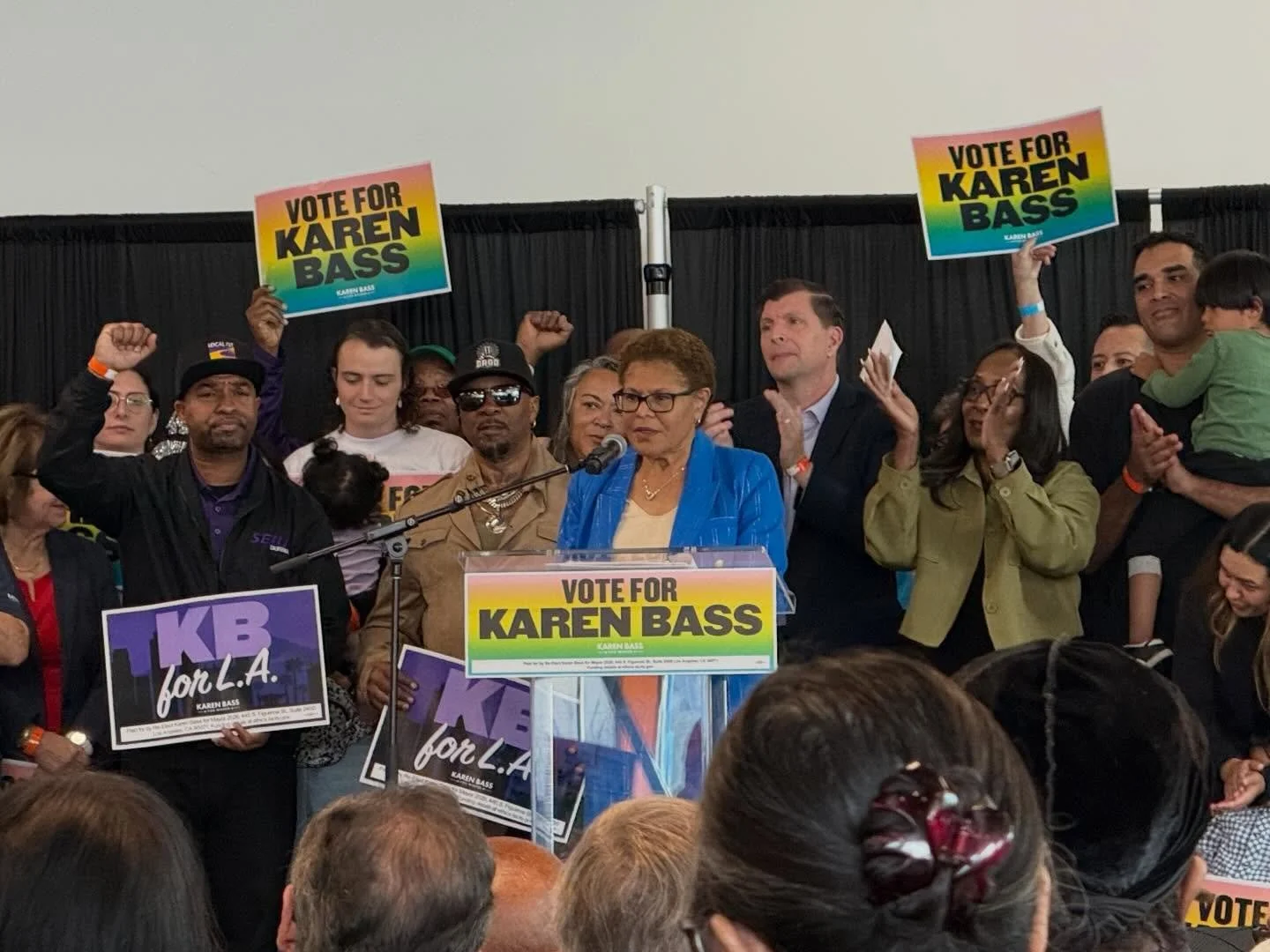 Women&rsquo;s March Action is proud to support Mayor Karen Bass in her re-election campaign for Los Angeles Mayor. ✊❤️ 

#LosAngeles #ElectWomen