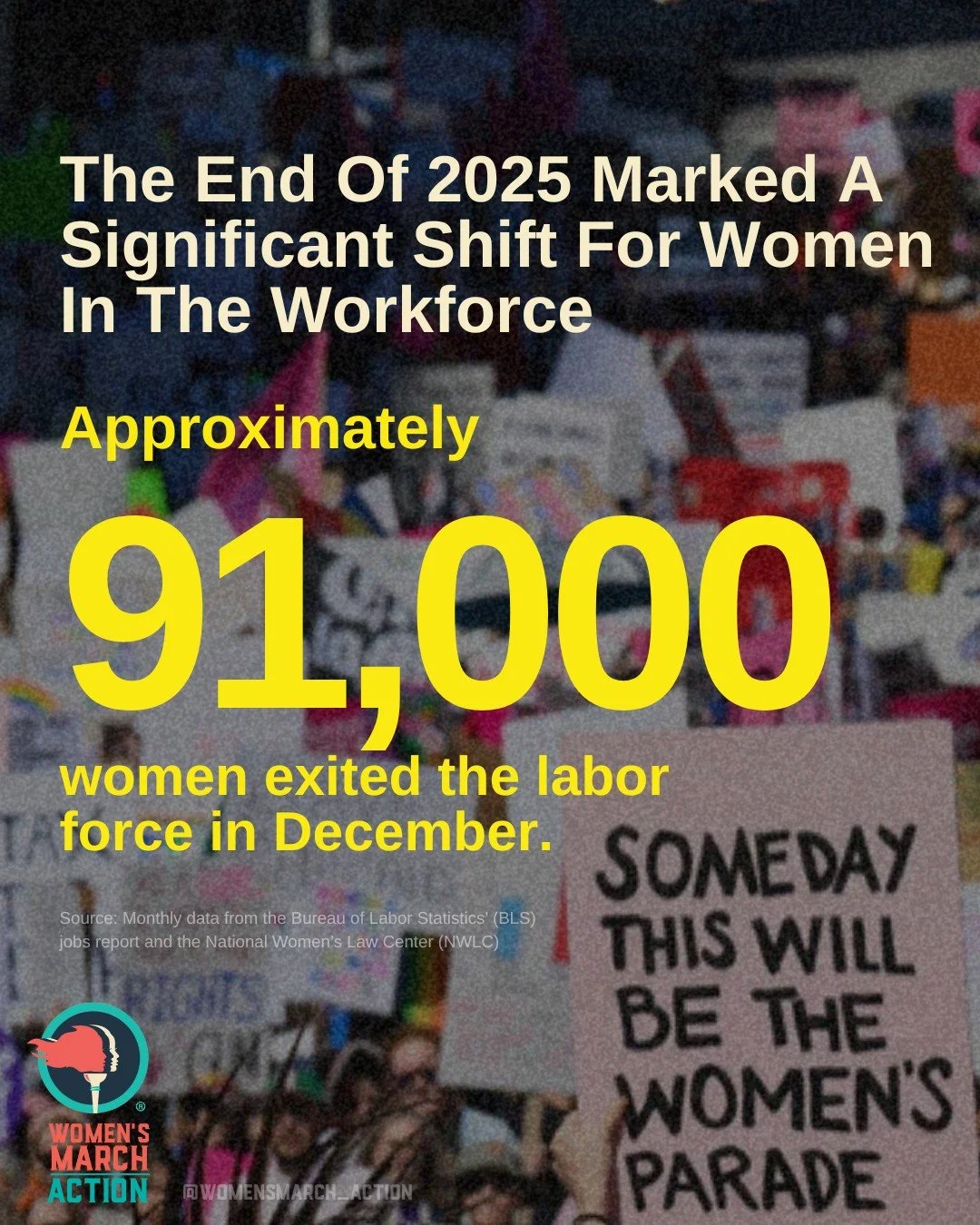 December marked one of the most consequential months for women, with an estimated 91,000 women leaving the workforce. The scale of that number underscores how immigration raids and attacks on safety net programs are undermining women&rsquo;s economic
