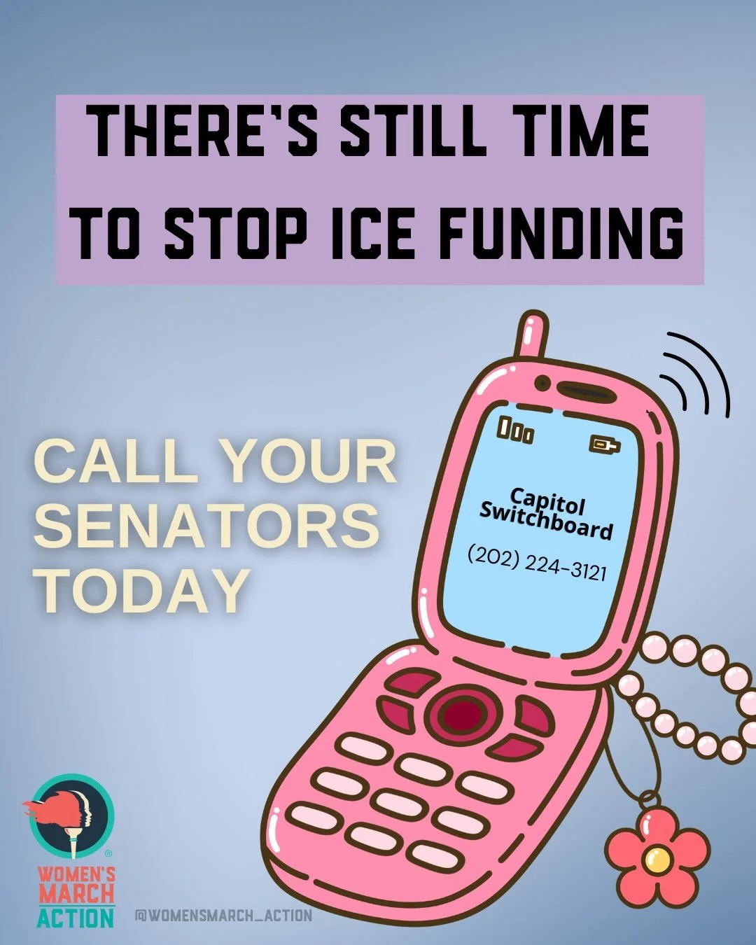 The next 48 hours are critical. 

Pressure works; we have the power to stop ICE funding. Call your Senators today! 

📲 Use the Capitol Switchboard (202) 224-3121)

#Persist #Organize