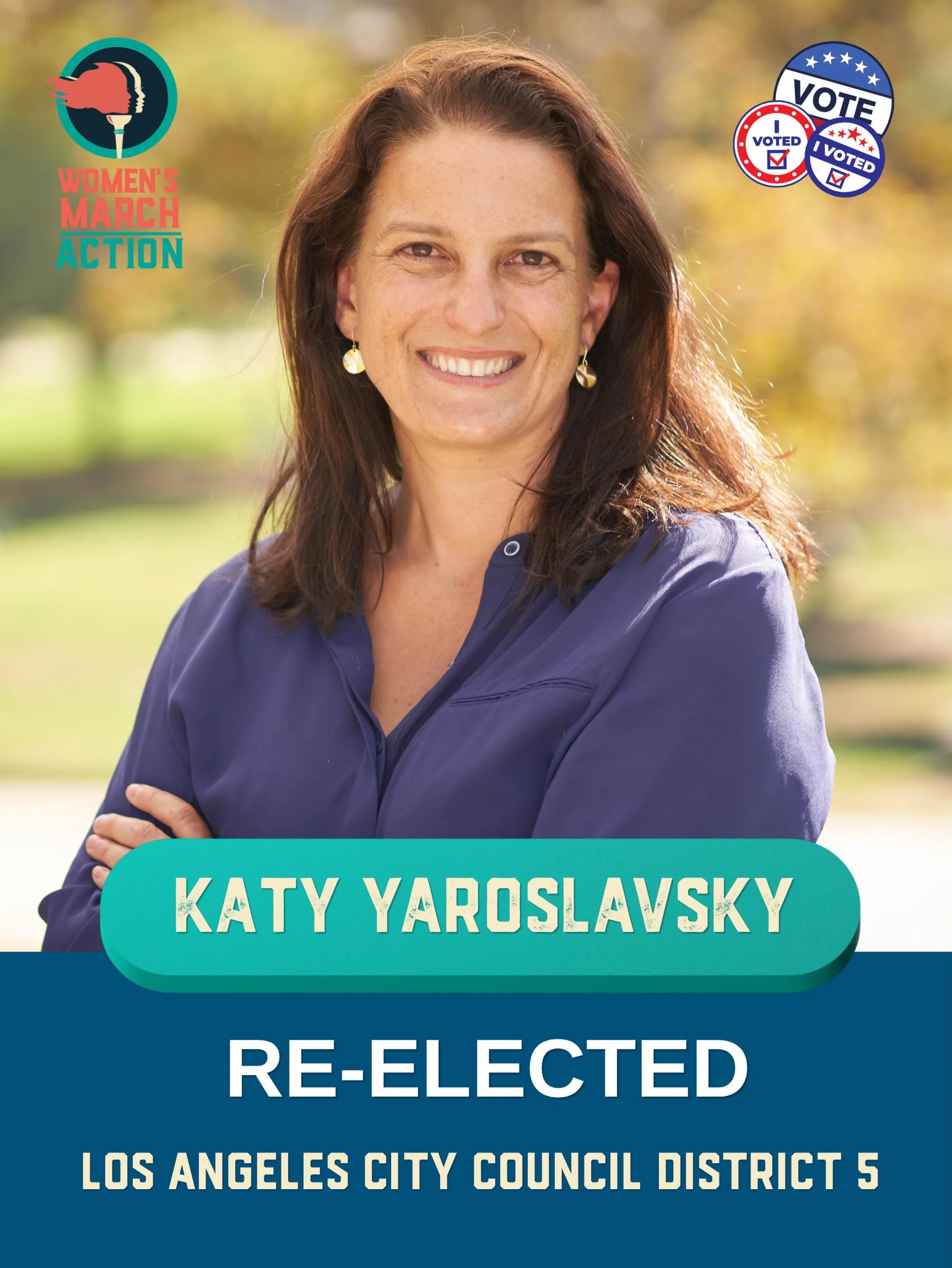 Congratulations to @katyyaroslavsky on winning her re-election for Los Angeles City Council District 5! 👏

A special shoutout to everyone who knocked on doors and made calls. Volunteers win elections. 👏👏🩷

#Vote #CaliforniaPrimary