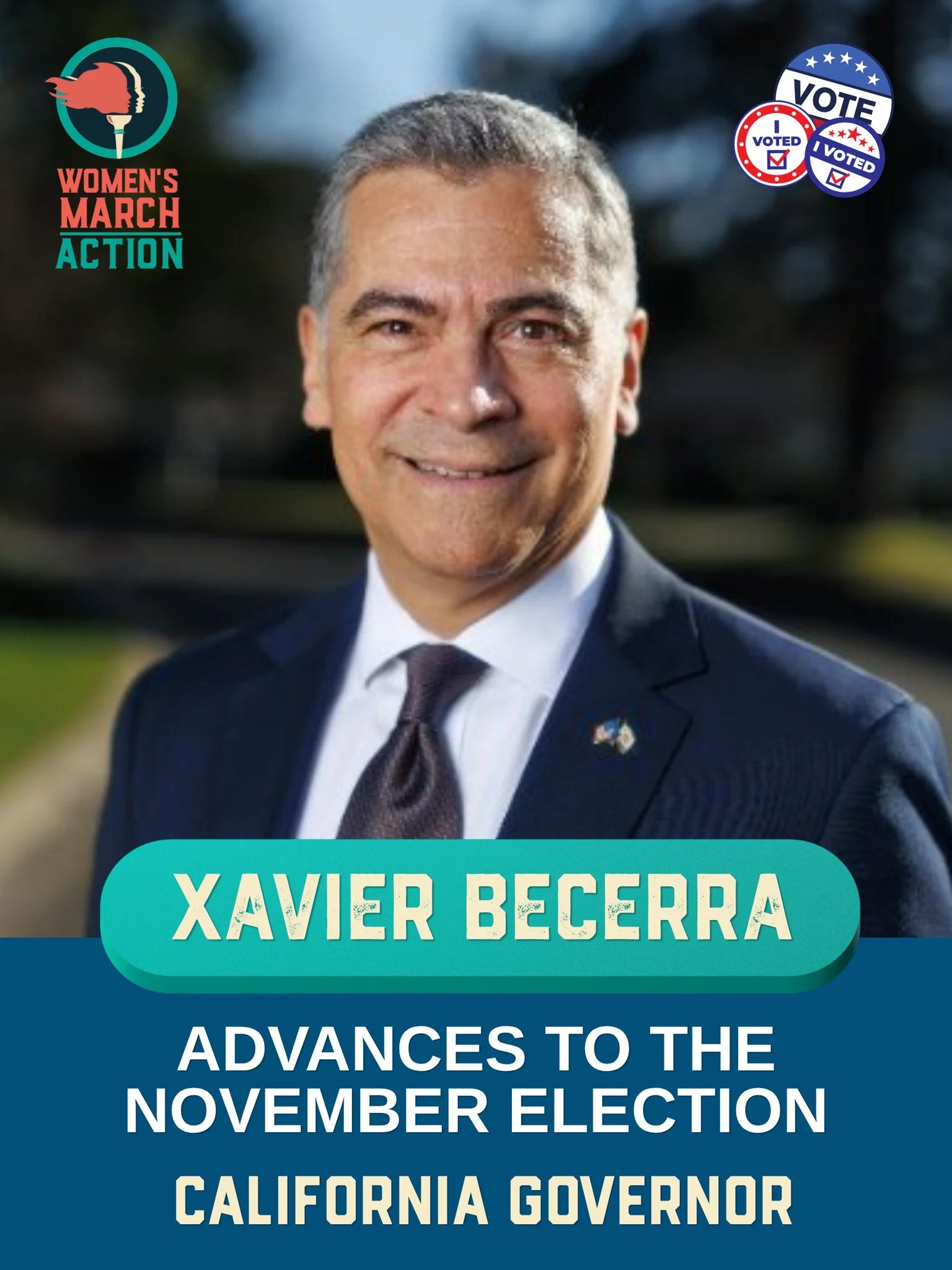 ELECTION UPDATE 🚨

The Associated Press has announced that Xavier Becerra (@becerraforgovernor) advances to the November election for Governor of California.

We're ready to continue organizing, mobilizing, and bringing out the vote across Californi