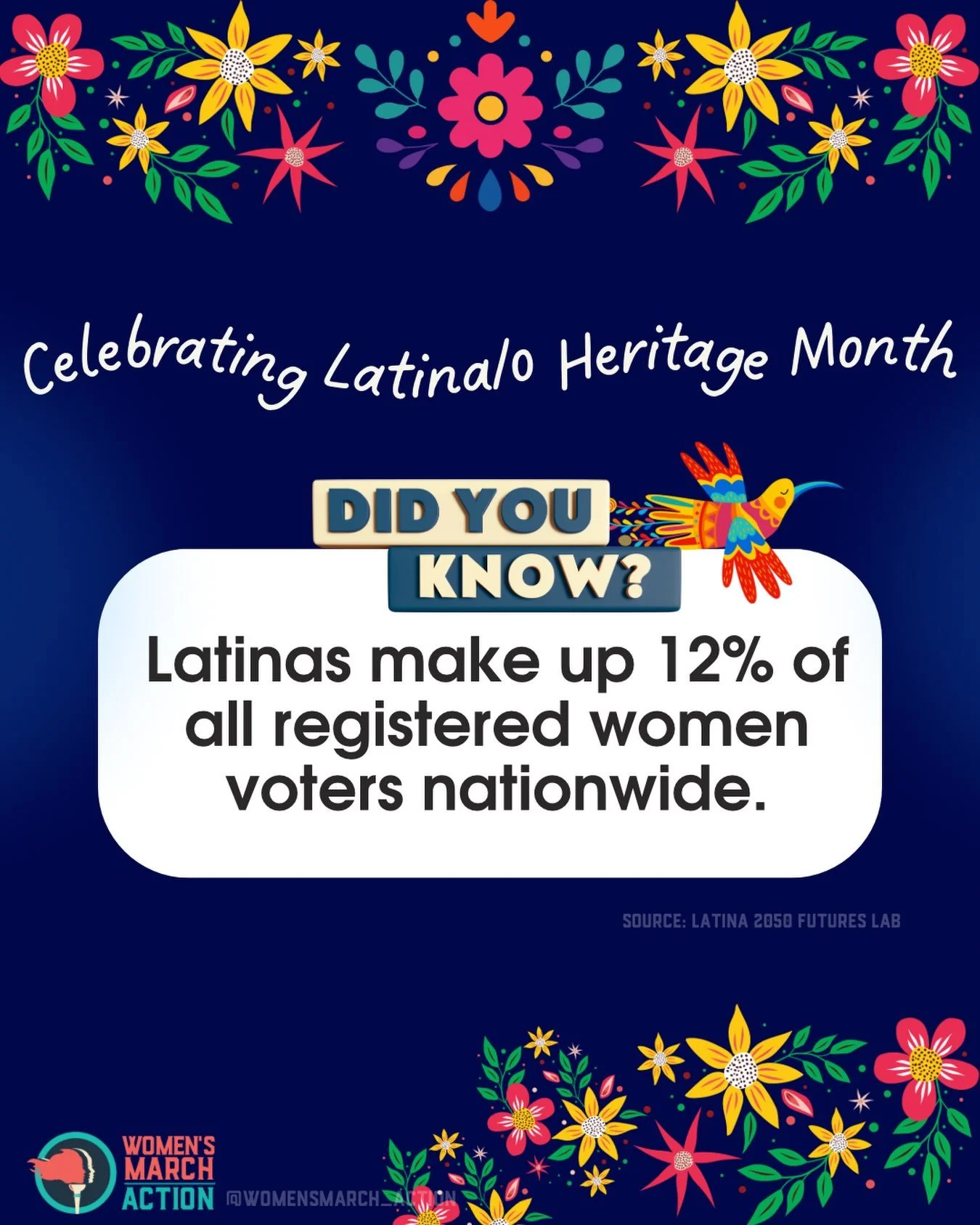 Today marks the start of Hispanic, Latina/o Heritage Month and #NationalVoterRegistrationDay &mdash; a meaningful reminder that honoring our heritage also means recognizing and uplifting our political power. ❤️ 

Latinas are growing in political powe