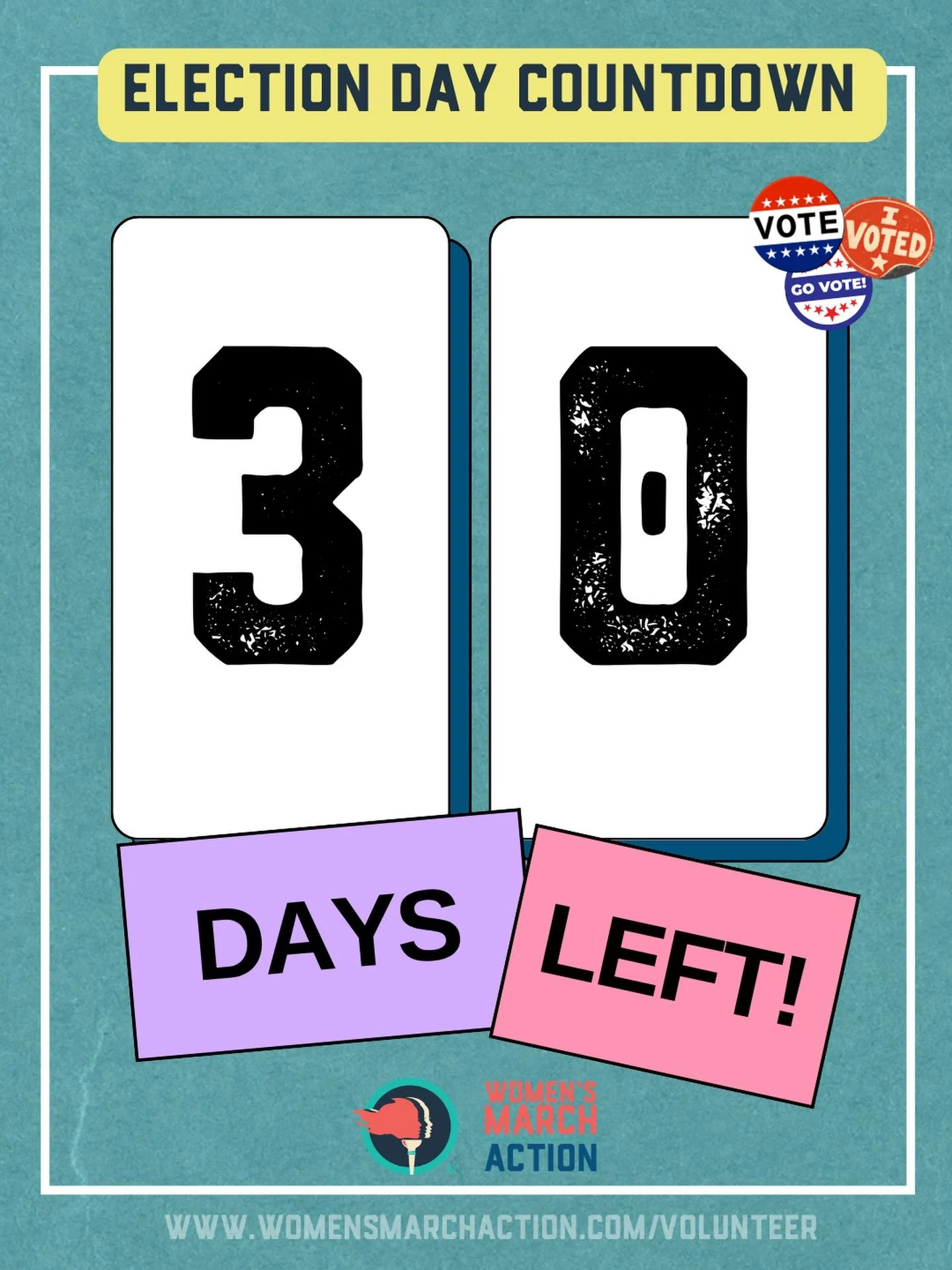 The countdown is on. From now until November 3rd, help us make calls to voters nationwide! 🗳️

🌼 Sign up via link in bio! 

#ElectWomen #Midterms2026