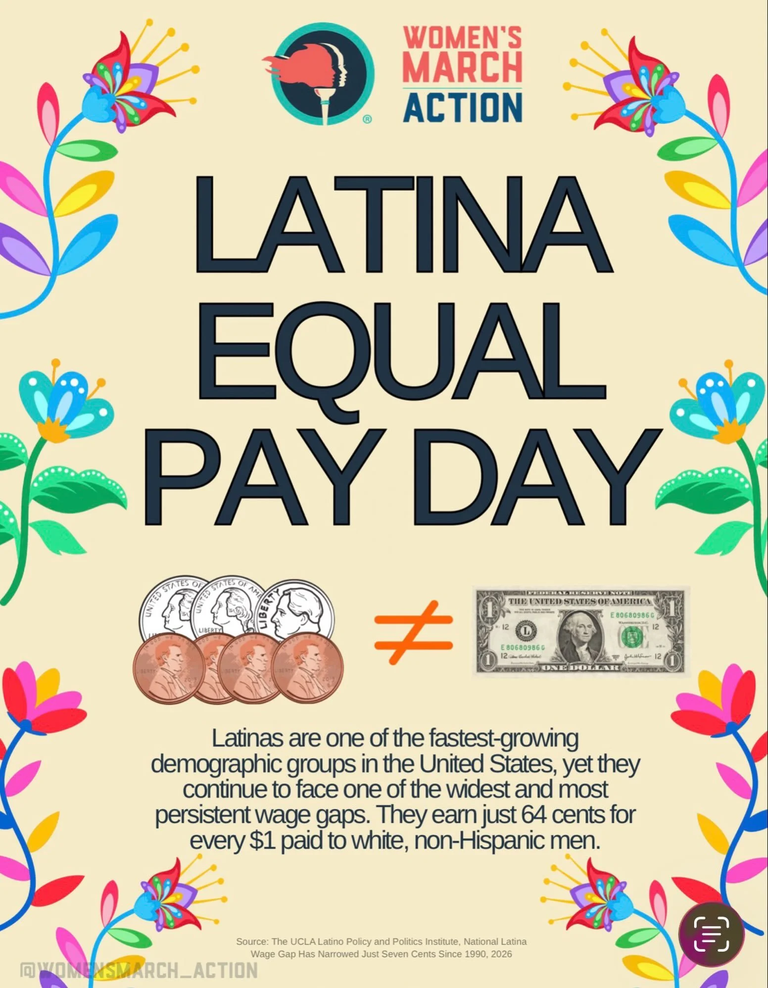 Today, October 8, Latina Equal Pay Day, is a reminder of the persistent wage gap impacting Latinas nationwide.

Pay inequity impacts more than earnings. It affects the ability to save, invest, buy a home, start a business, and create economic securit