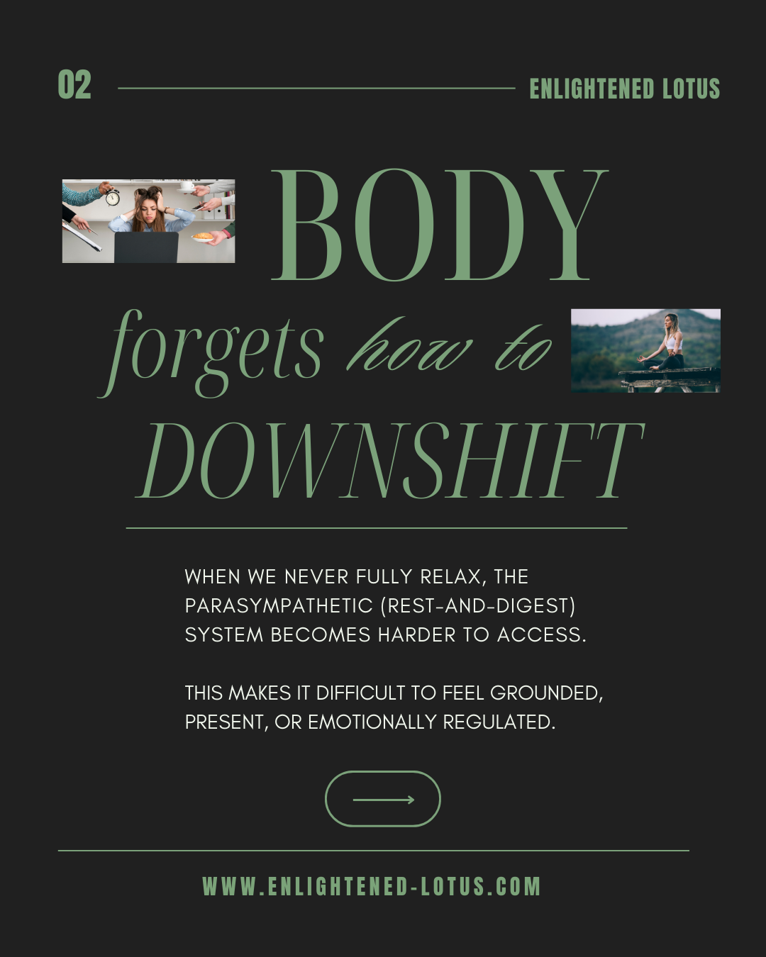 Body forgets how to downshift