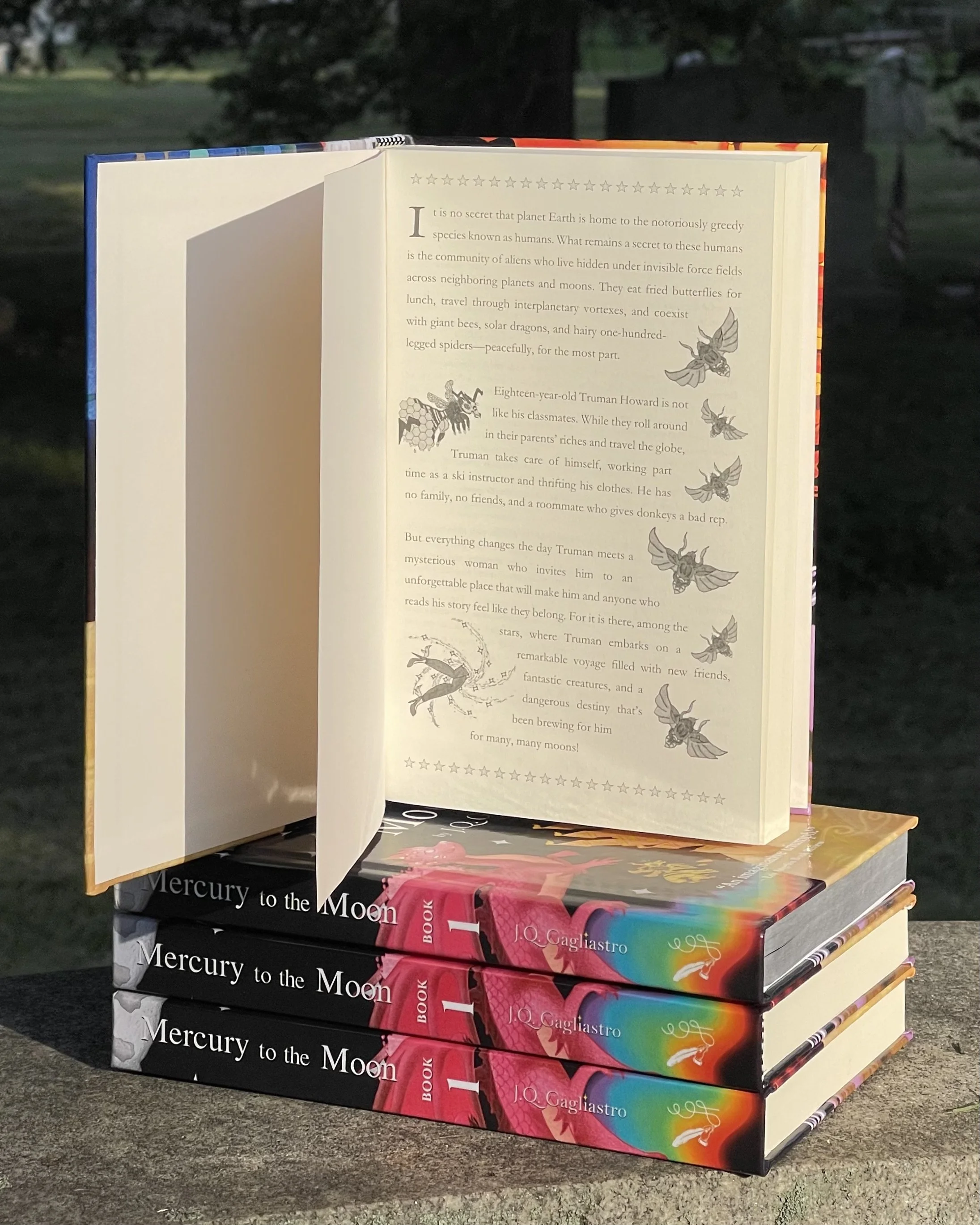 Mercury to the Moon J.Q. Gagliastro book bestseller YA fiction magical realism book dragons book alien book