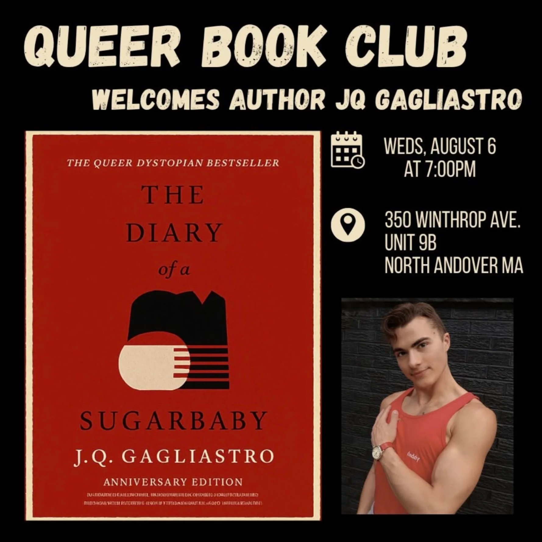 Purple Couch Bookshop Queer Book Club Selects The Diary of a Sugarbaby for August 2025