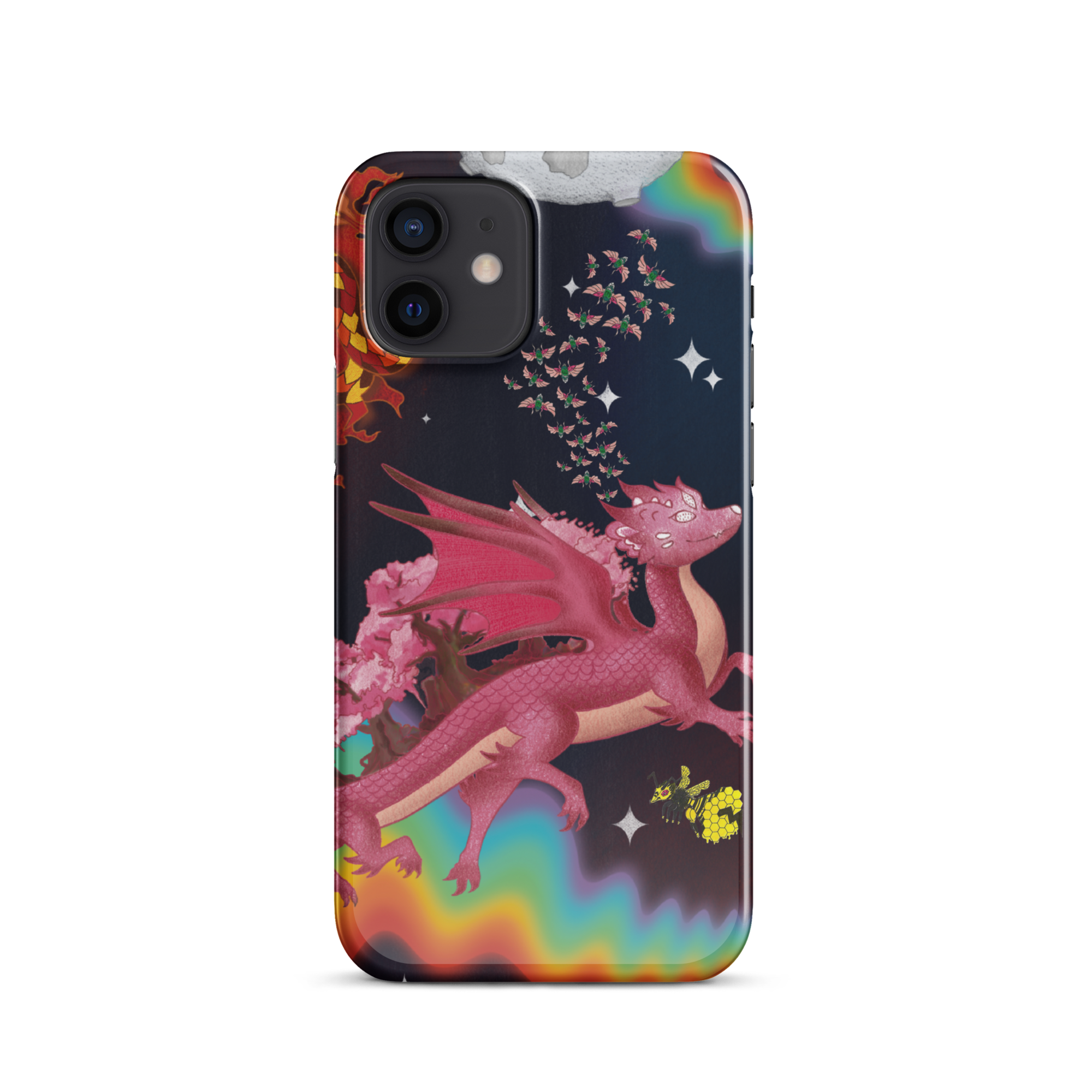 Mercury to the Moon iPhone case dragon iPhone case space iPhone case rainbow iPhone case