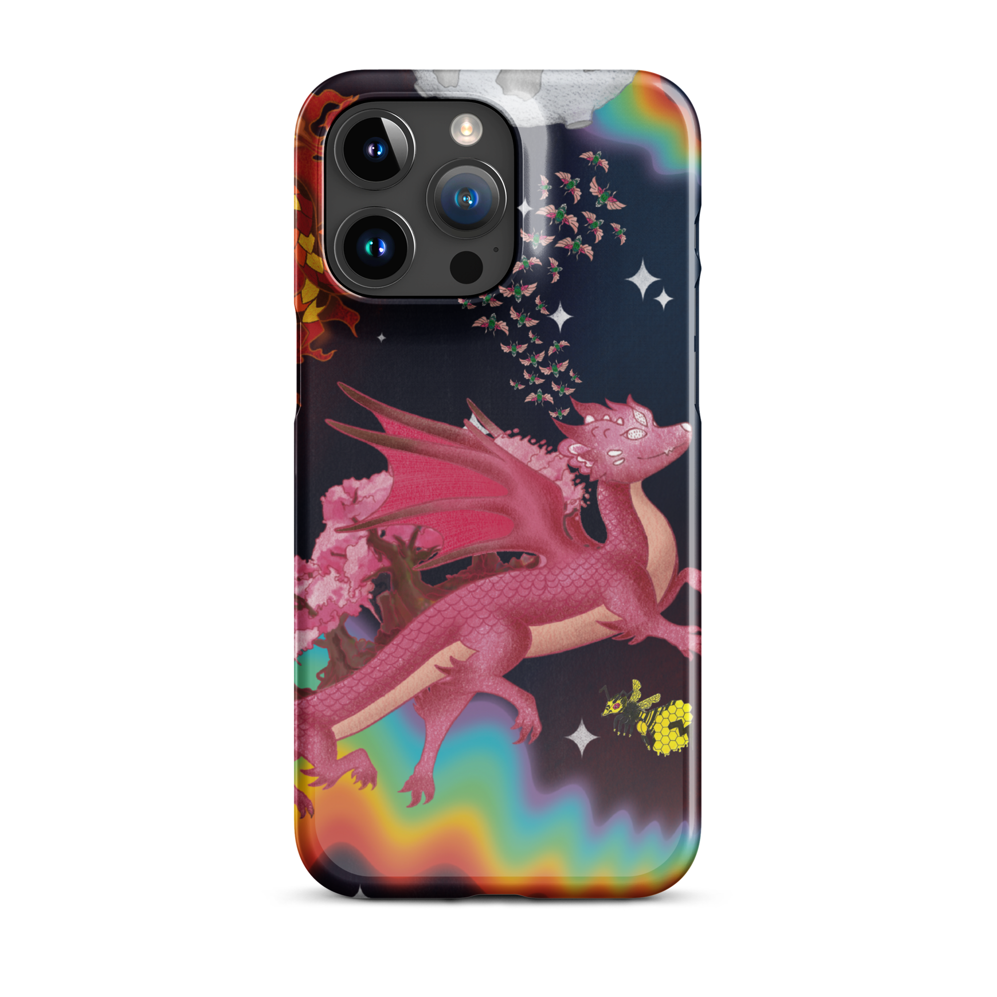 Mercury to the Moon iPhone case dragon iPhone case space iPhone case rainbow iPhone case