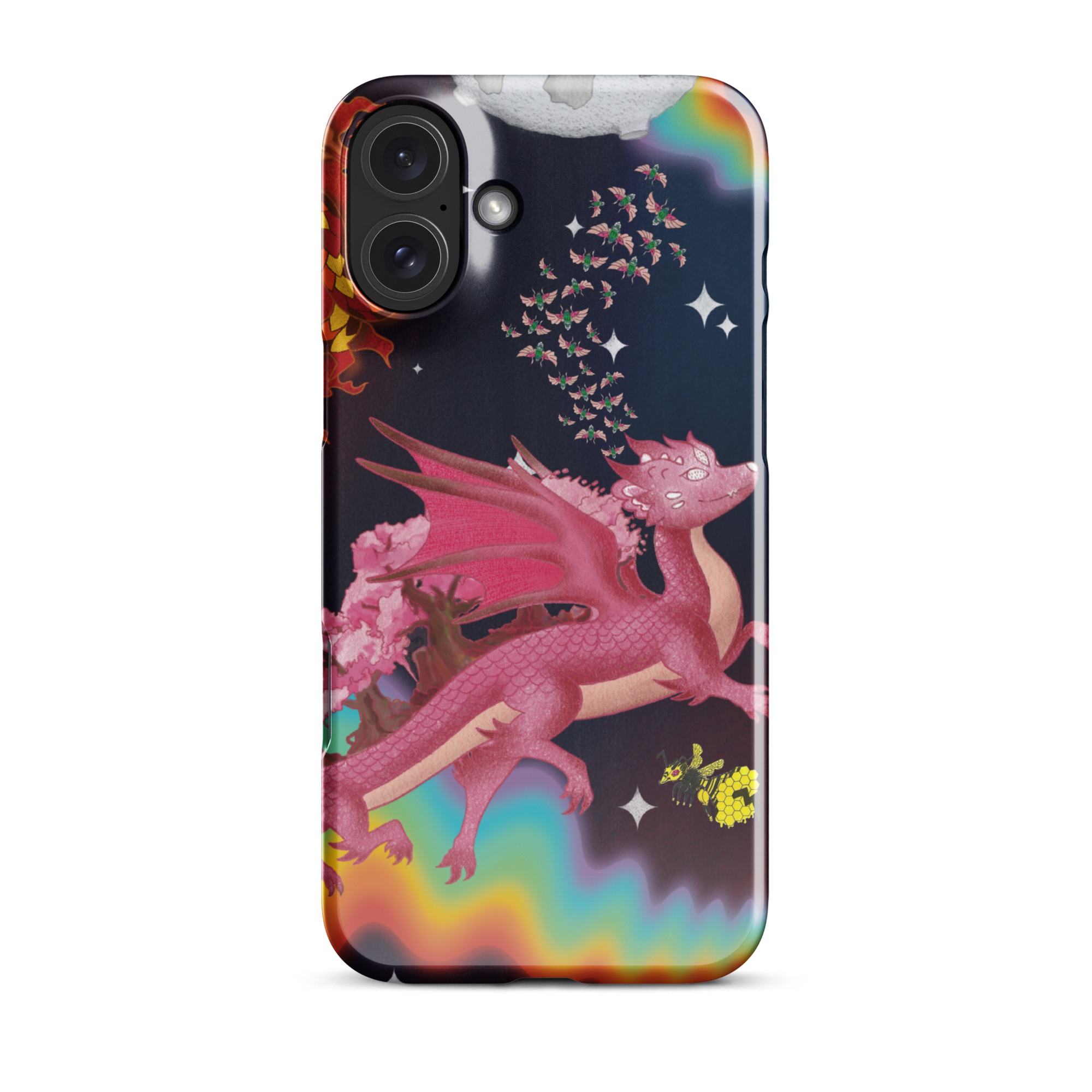 Mercury to the Moon iPhone case dragon iPhone case space iPhone case rainbow iPhone case