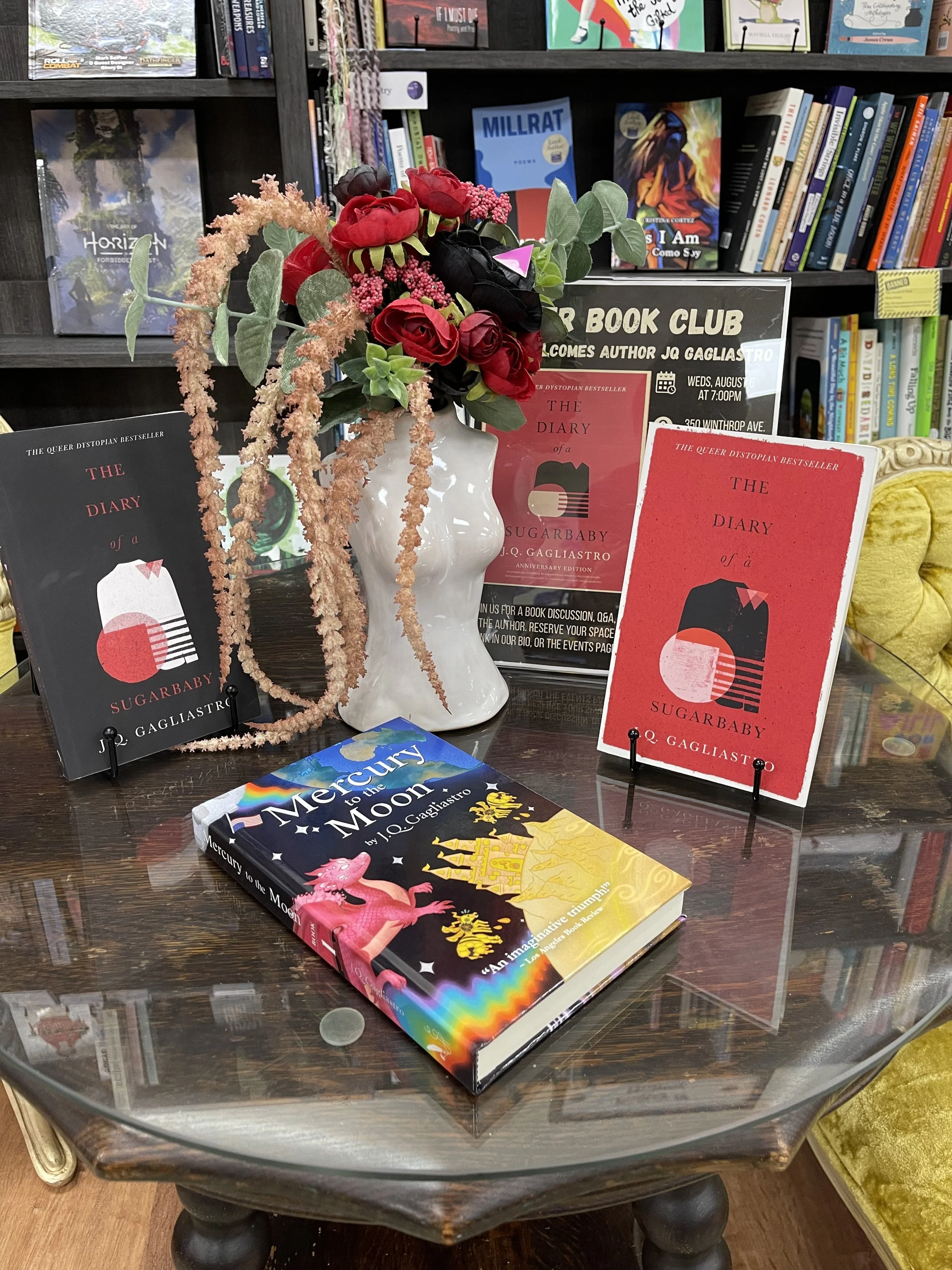 J.Q. Gagliastro Queer Book Club The Diary of a Sugarbaby Purple Couch Book Shop North Andover