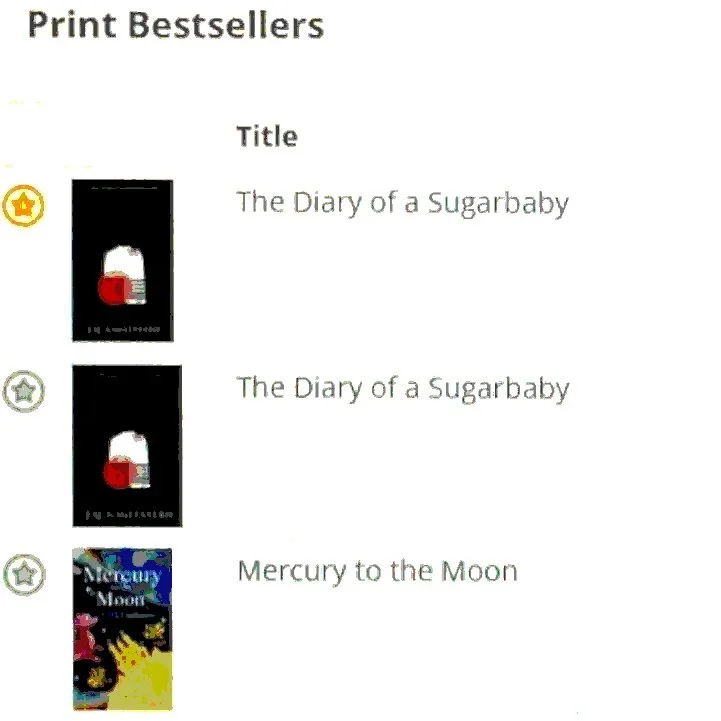 Mercury to the Moon Becomes a Top 10 Bestseller in YA Sci-Fi!
