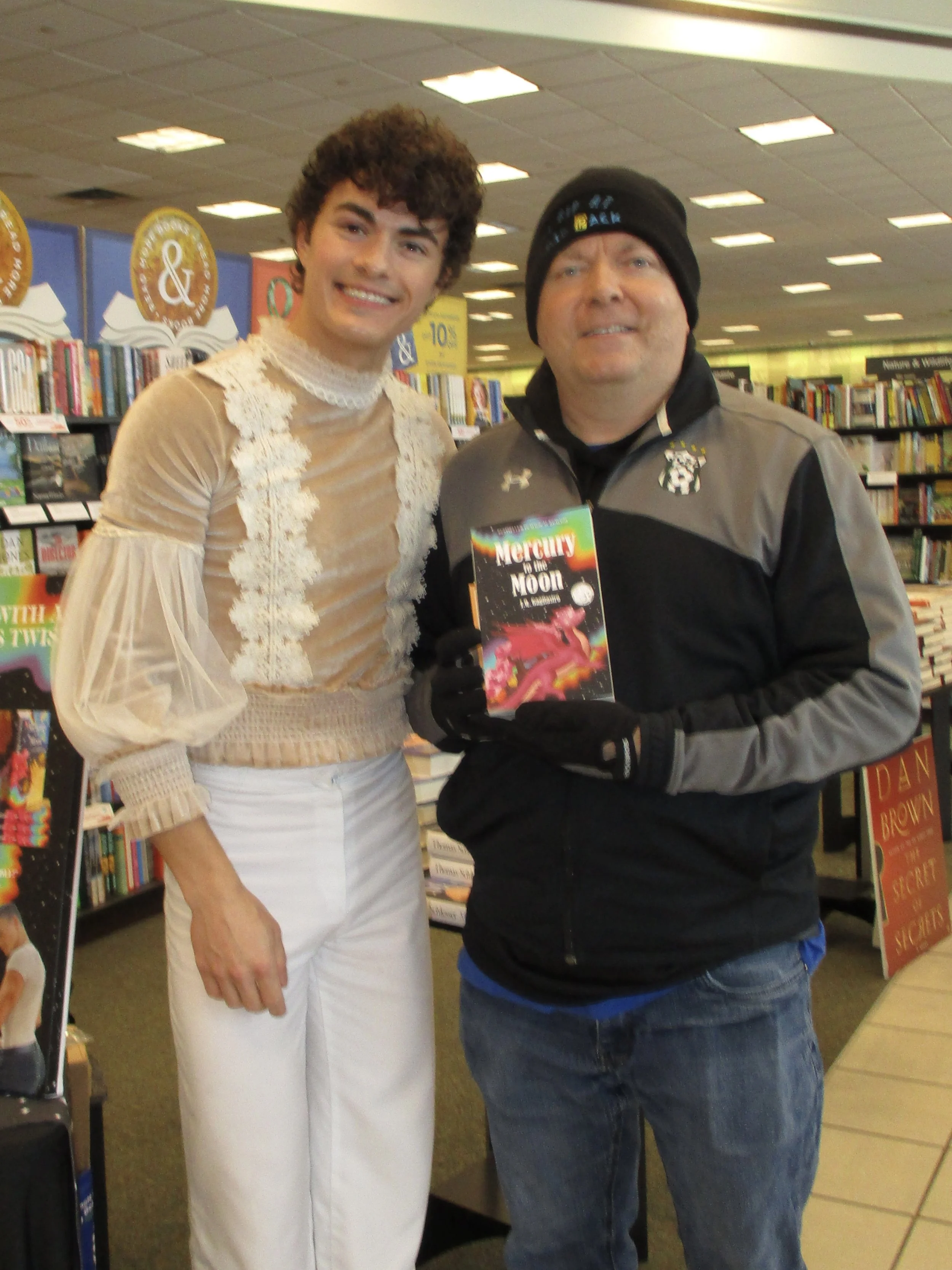 jq gagliastro books signing barnes and noble morris plains nj new jersey Mercury to the Moon by J.Q. Gagliastro fantasy books