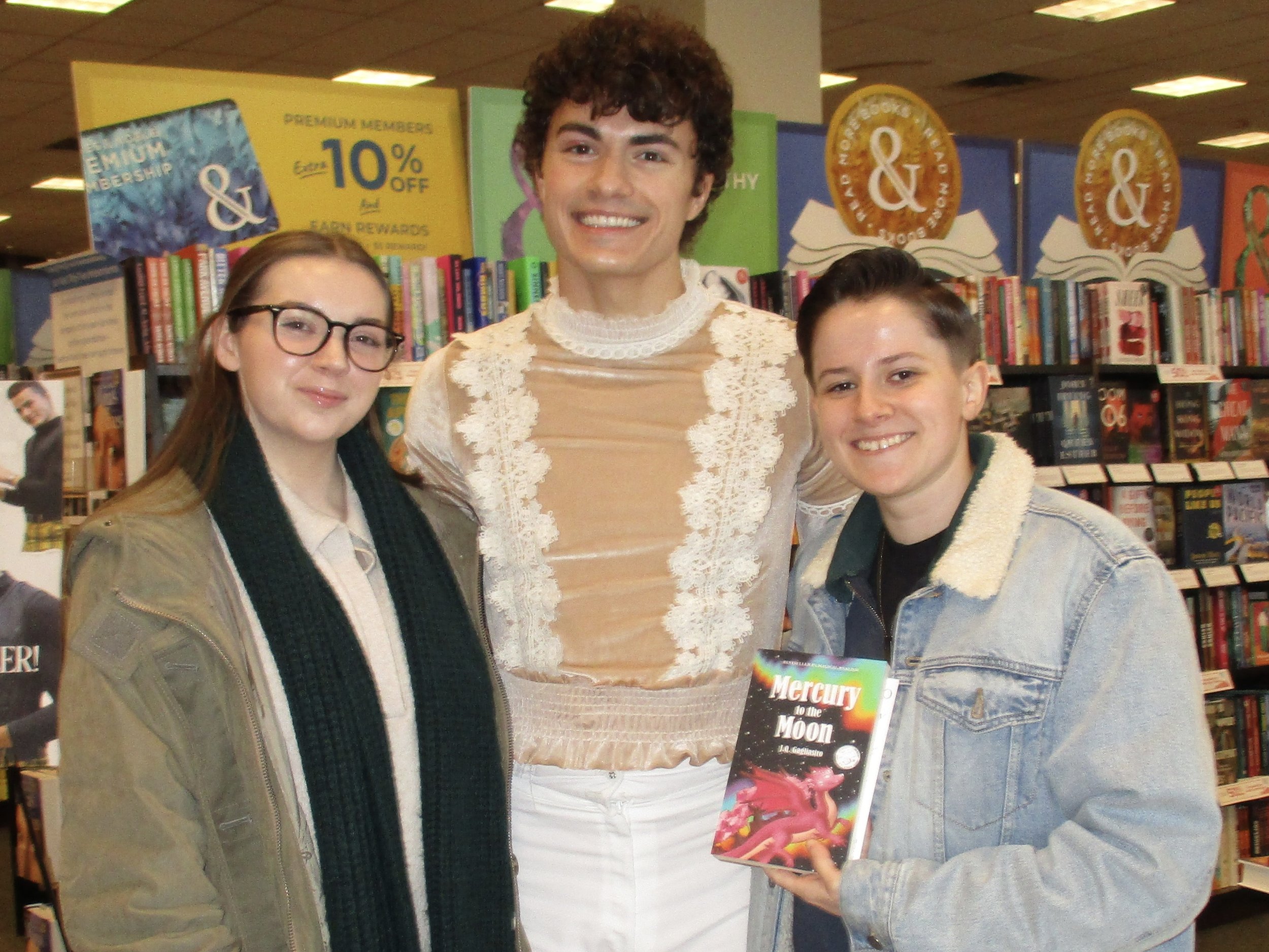 jq gagliastro books signing barnes and noble morris plains nj new jersey Mercury to the Moon by J.Q. Gagliastro fantasy books