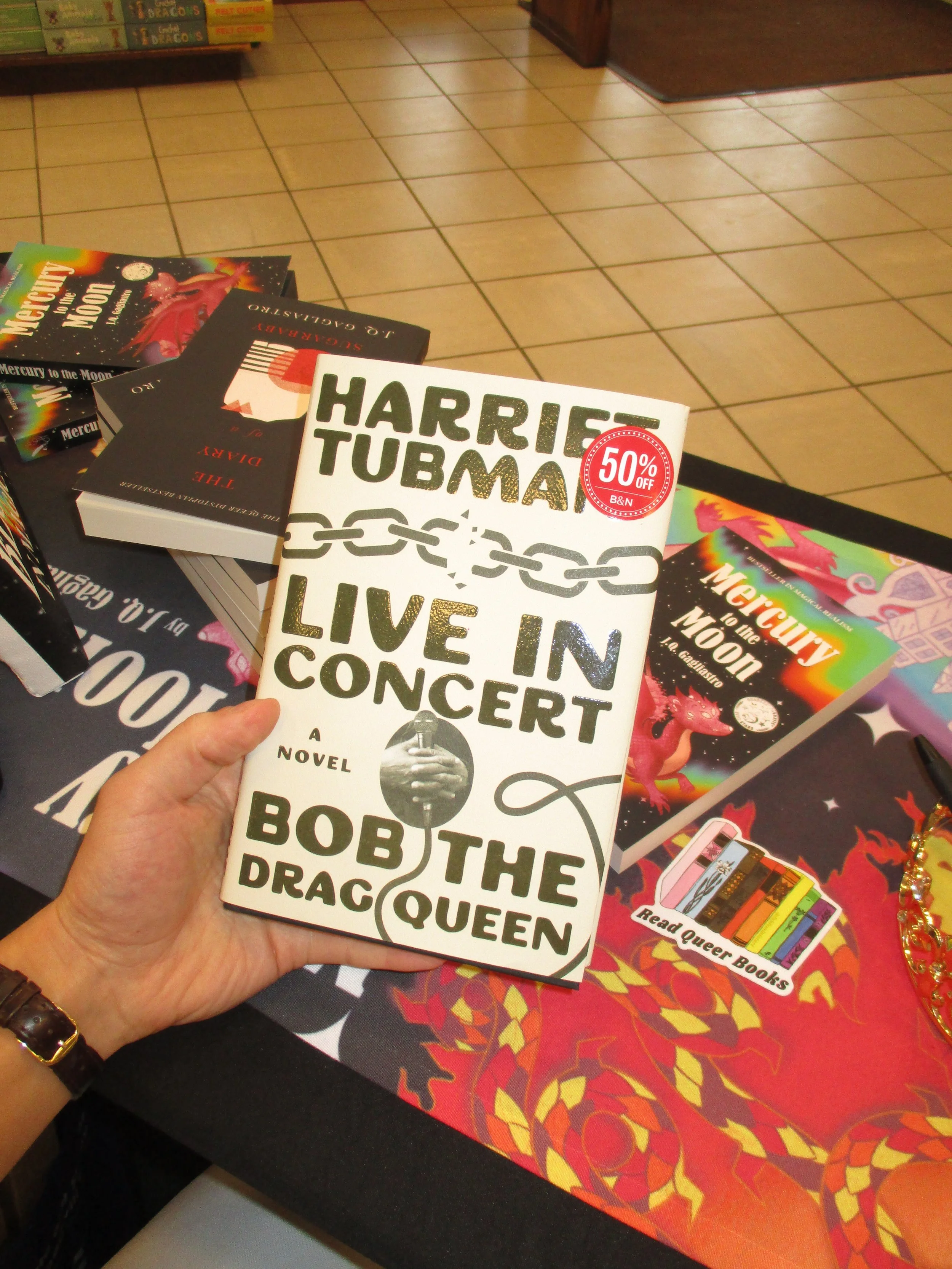 jq gagliastro books signing barnes and noble morris plains nj new jersey Mercury to the Moon by J.Q. Gagliastro fantasy books